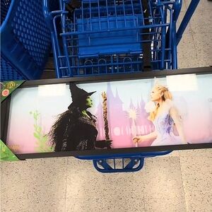 Universal Glass Art with Green and Pink Accents ISO